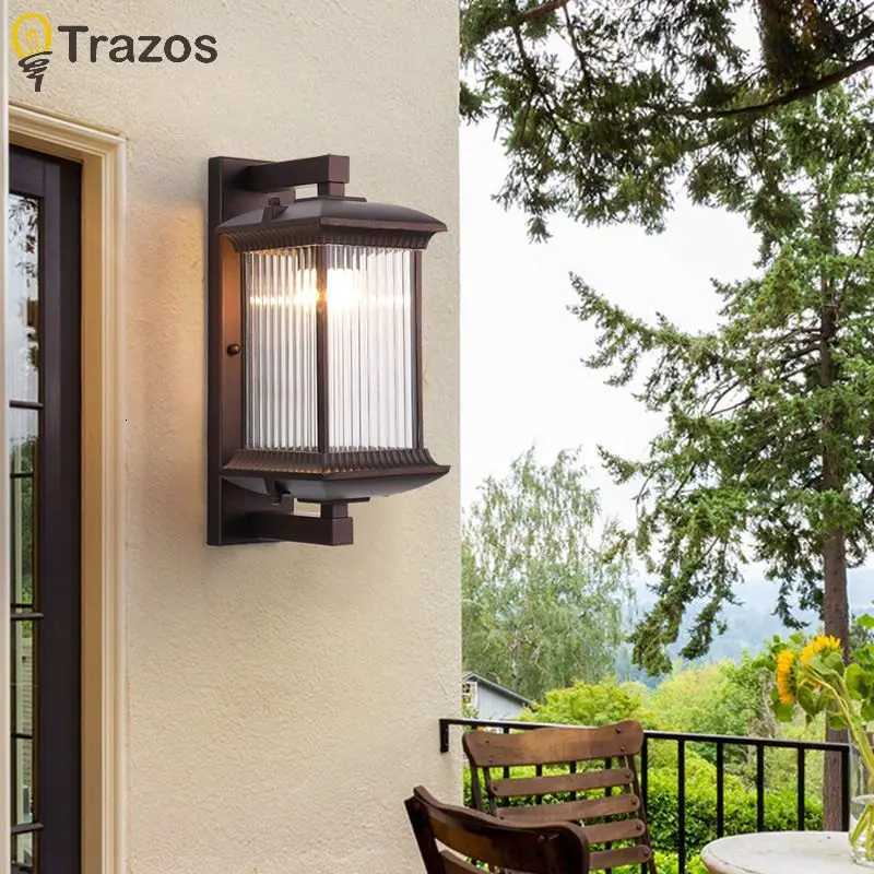 Aisle Wall Light Outdoor Garden Courtyard Exterior Wall Corridor Balcony Light Modern New Chinese Villa Door Light Wall LightM251127