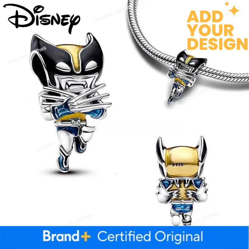 Designer necklace Disney custom Winnie the Pooh Wolverine Pendant Charm Bead Fits Bracelet Bangle Necklace Women Luxury DIY Jewelry Party Festival lux