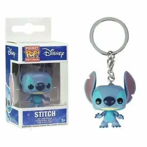 Disney FUNKO POP ELVIS STITCH IN BATHTUB Summer STITCH 626 Keychain Toy TIKI STITCH LILO Vinyl Figure Pocket Pop Keyring Toys H251127