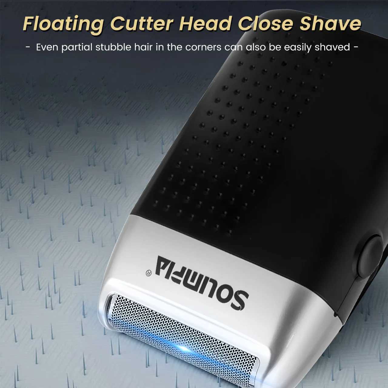 Solimpia Hair Clippers Set Machine Oil Head Carving Digital Display Haircut Scissors Electric Pusher Three-Piece SetT251127