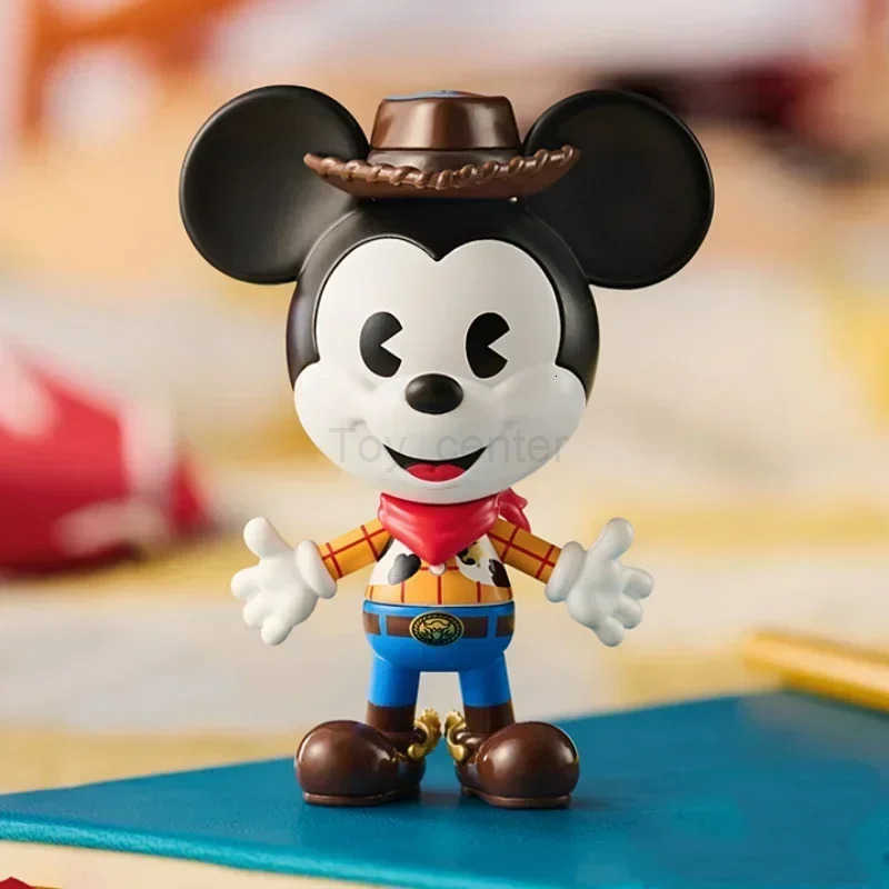 Disney POP MART Mickey REMIXED Mickey Meets PIXAR Series Genuine Blind Box Mystery Box Guess Bag Toys Doll Anime Figure Desktop H251127