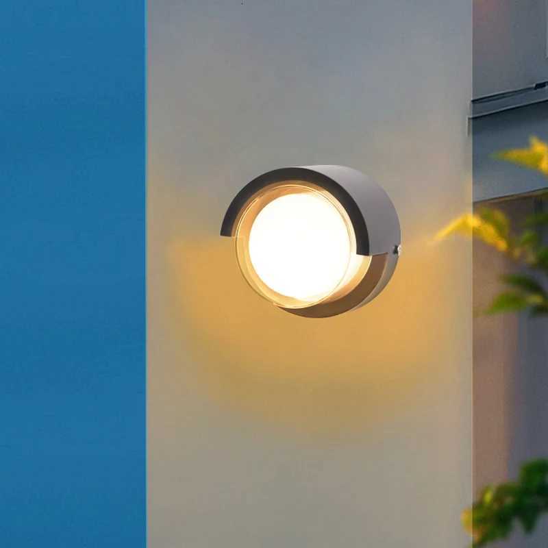 Modern Simple Led Wall Light Outdoor Waterproof IP65 Garden Decor Lamp Villa Door Number Balcony Decorated Wall SconceM251127