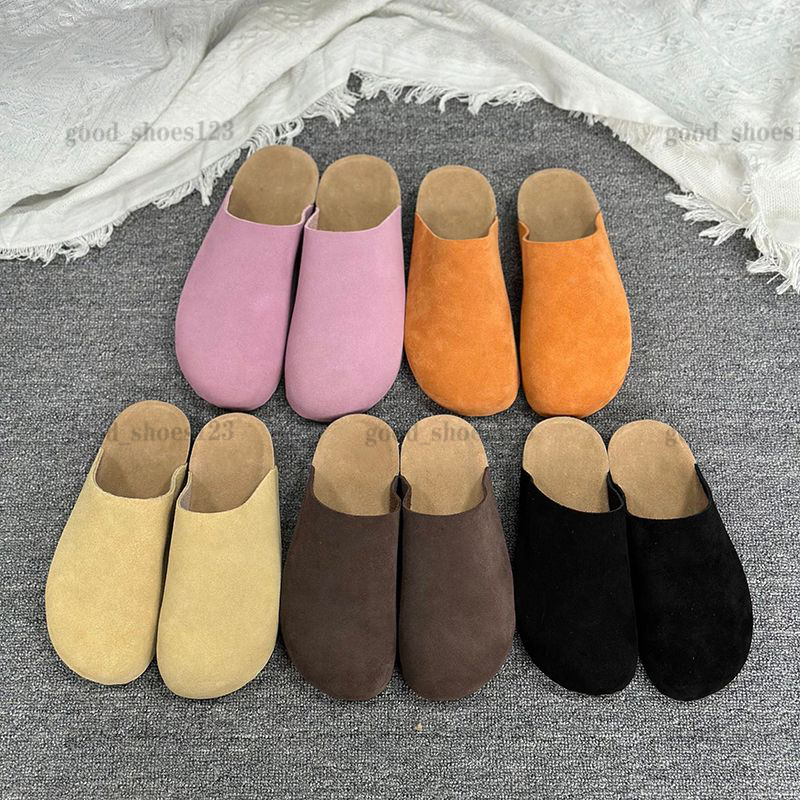 Top Sport Market Adimule Slides Clogs Women Men Slippers Flat Fashion Autumn Winter Sandals Casual Shoes Chustnet Khaki Mocha Pink Suede Minimalist