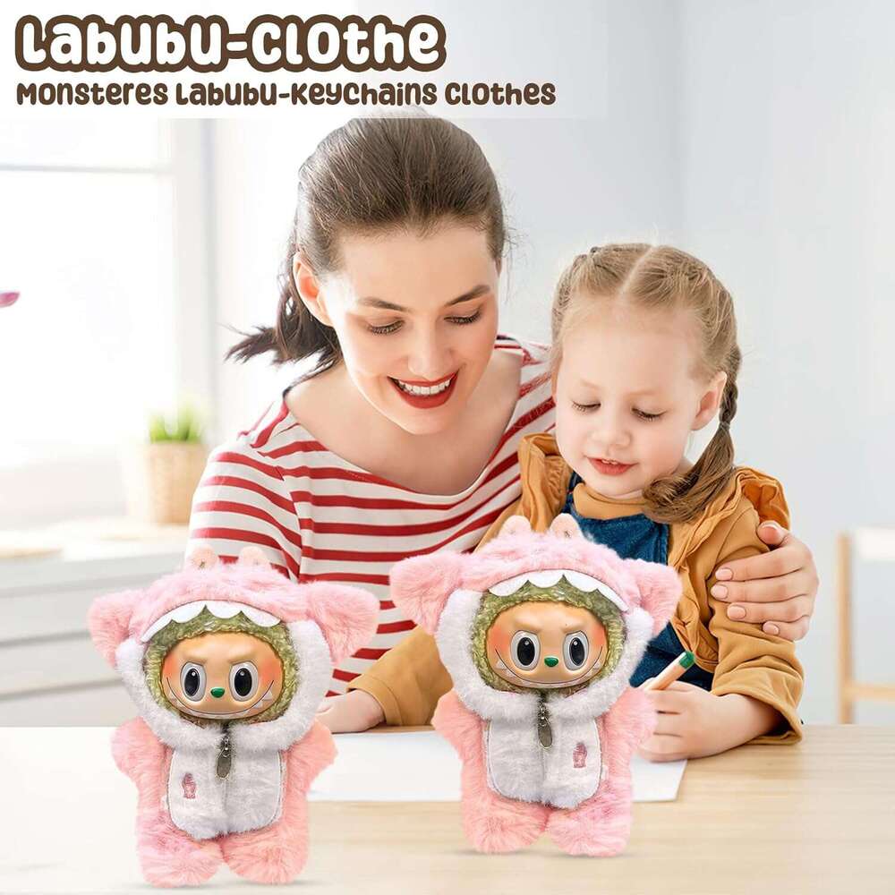 Clothing for 17cm Labubu Doll, Labubu Doll Accessories, Without Doll, Cute Doll Clothes, DIY Gift blind boxes