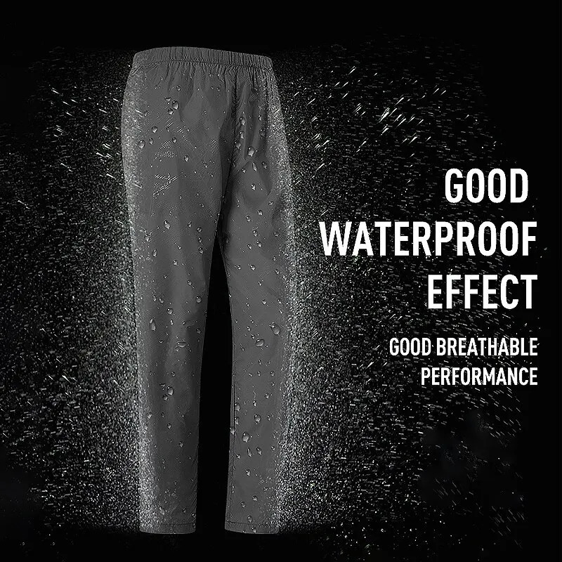 LNGXO Women Men Hiking Pants Outdoor Waterproof Pants Unisex Climbing Camping Sports Quick Dry Mountain Rain Trousers Anti UV 251126