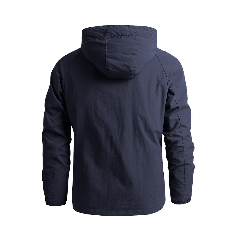 designer Men's Jacket Windbreaker Lightweight Outdoor Windproof Sun Protection Breathable Hiking Rain Coat Trekking Sportswear Camping Gear EU Si