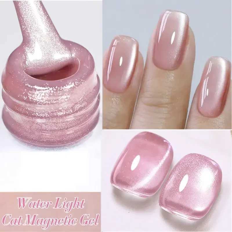 BORN PRETTY Sparkling Glass Bead Cat Magnetic Gel Nail Polish Flash White Spar Red Color Semi Permanent Soak Off UV Gel VarnishT251127