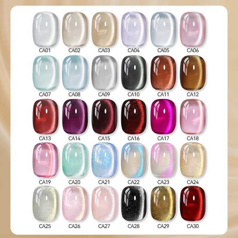 UR SUGAR 15ml Cat Magnetic Gel Nail Polish 30 Colors Semi Permanent Magnetic Gel UV/LED Soak Off Painting Vanrish DesignT251127