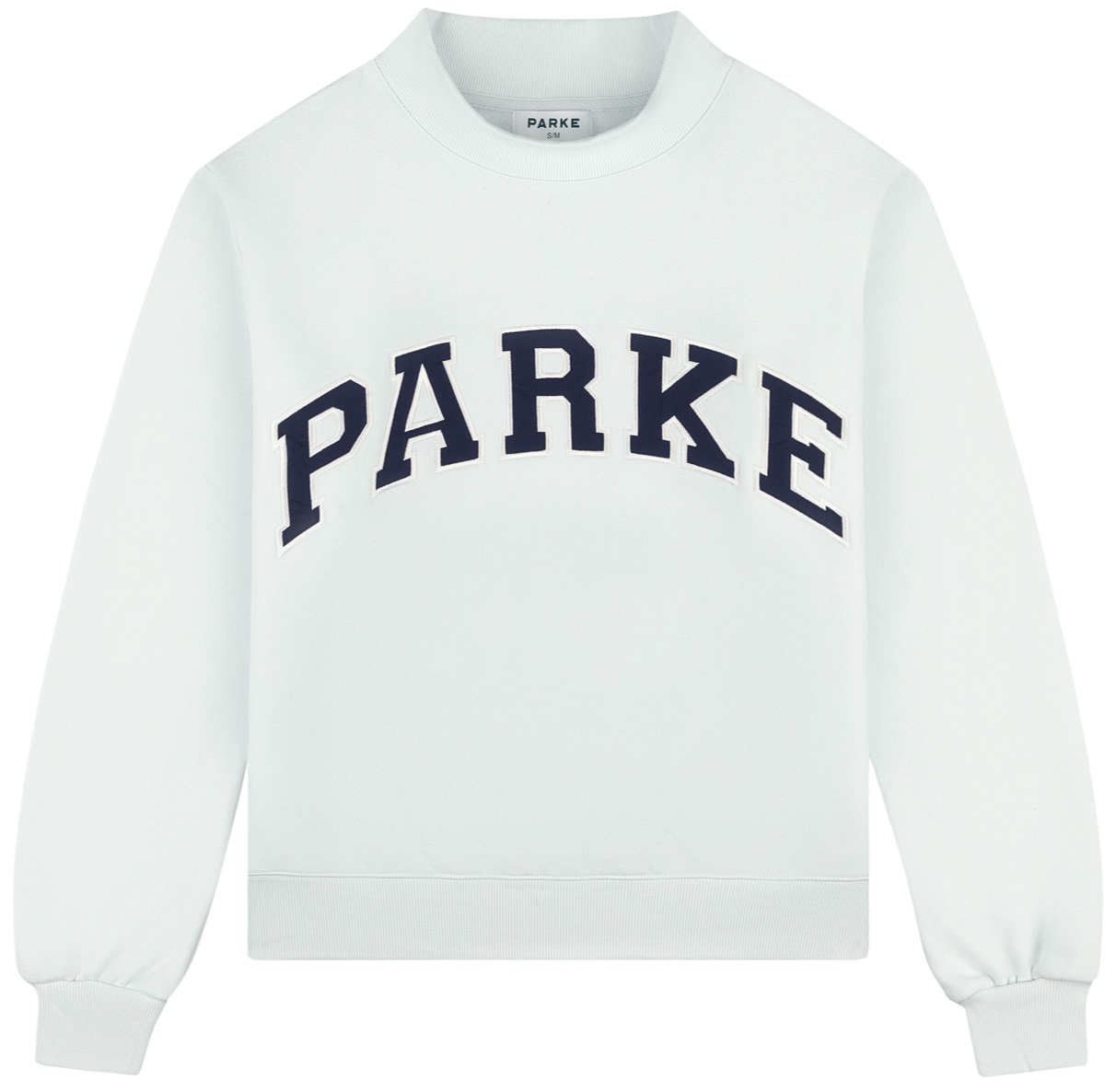 Parke Embroideried Mockneck Sweatshirts Women and Men Loose Fashion Sweaters Pure Cotton Soft Hoodies Loose PARKE Jumpers