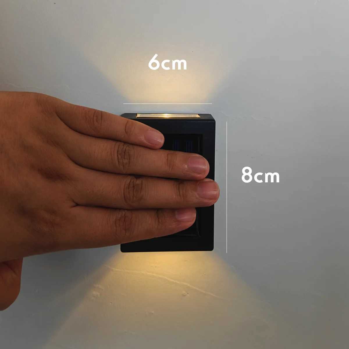 Wall Solar Light Waterproof Garden Solar LED Light for Outdoor Lighting Street Lamp Home Balcony Porch Yard DecorationM251127