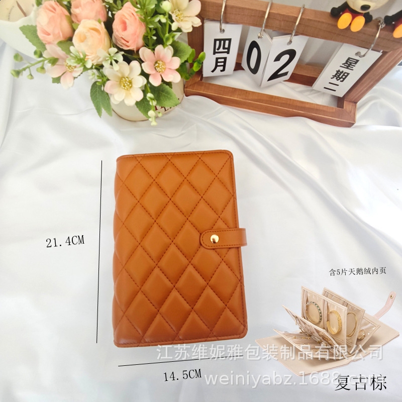 Domikee original leather hardcover binder spiral notebooks and journal stationery,personal binder agenda planner organizer A5A6 220224