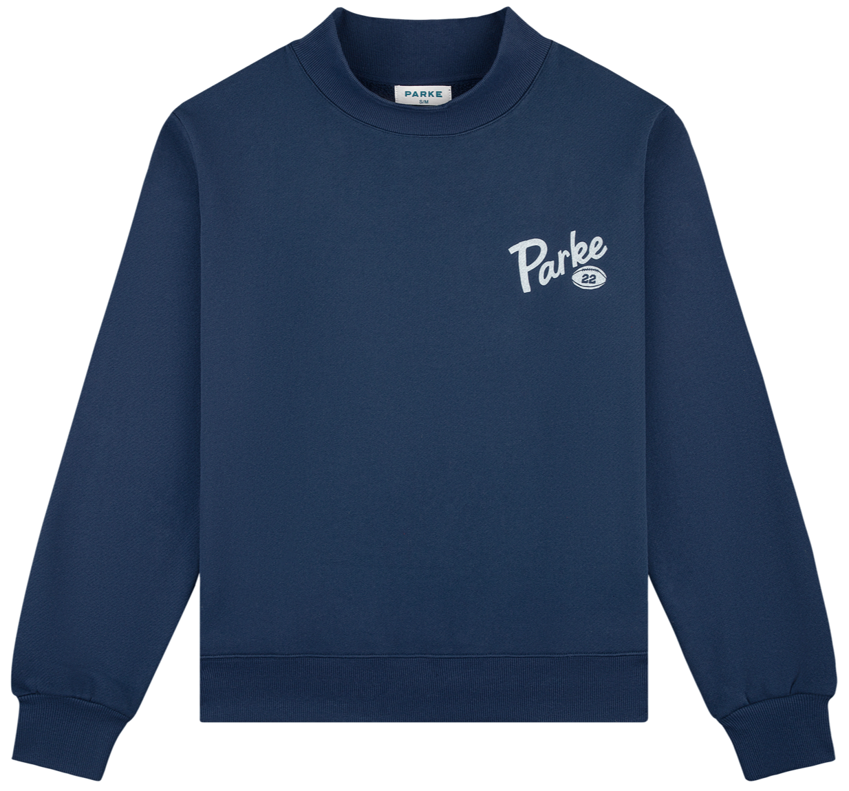 Parke 22 Mockneck Sweatshirts Printed Designer Women and Men Cotton Sweaters Fashion Loose Hoodies