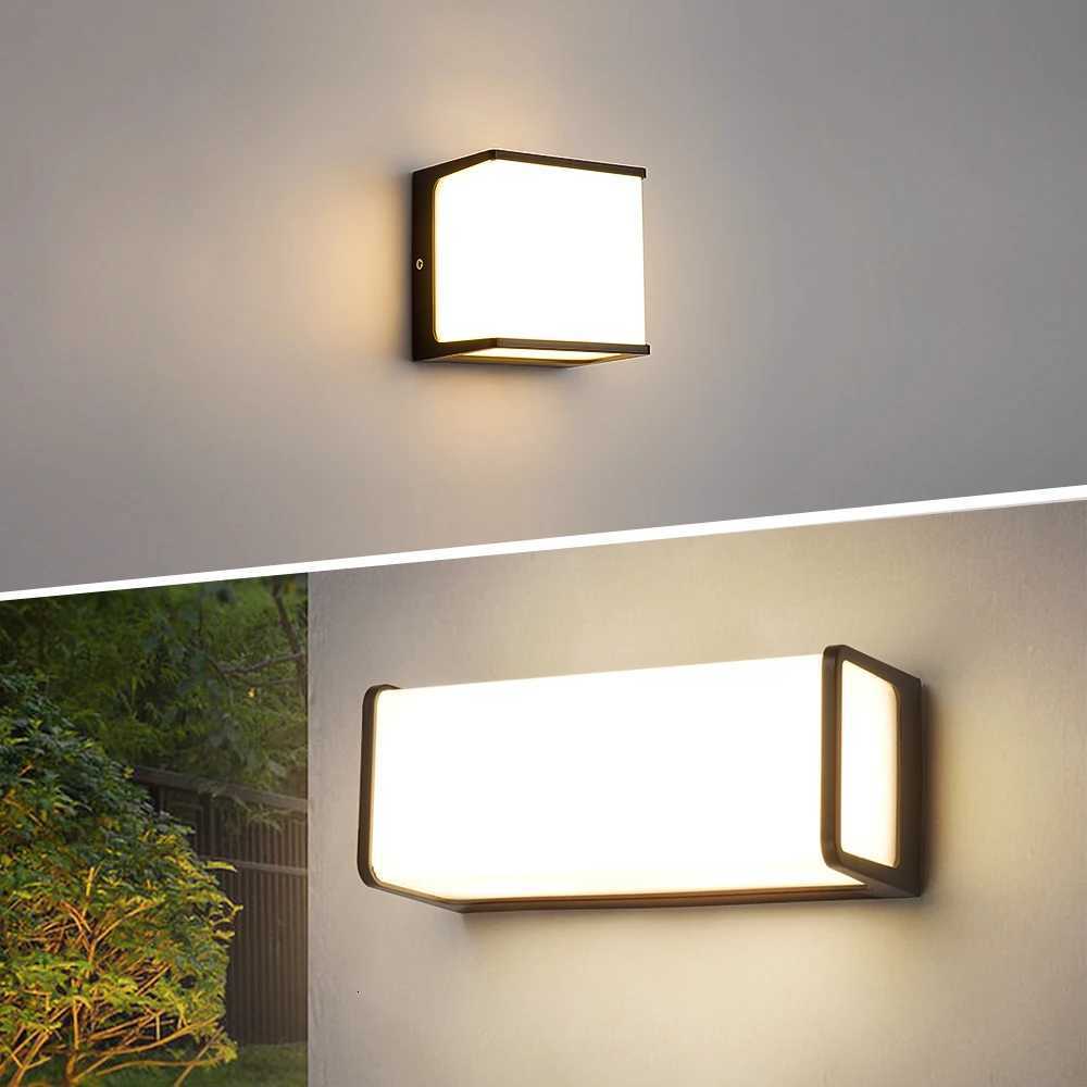 Modern Led Outdoor Wall Light Waterproof IP65 Balcony Garden Fence Lights Outdoor Porch Light Outdoor Wall LampM251127