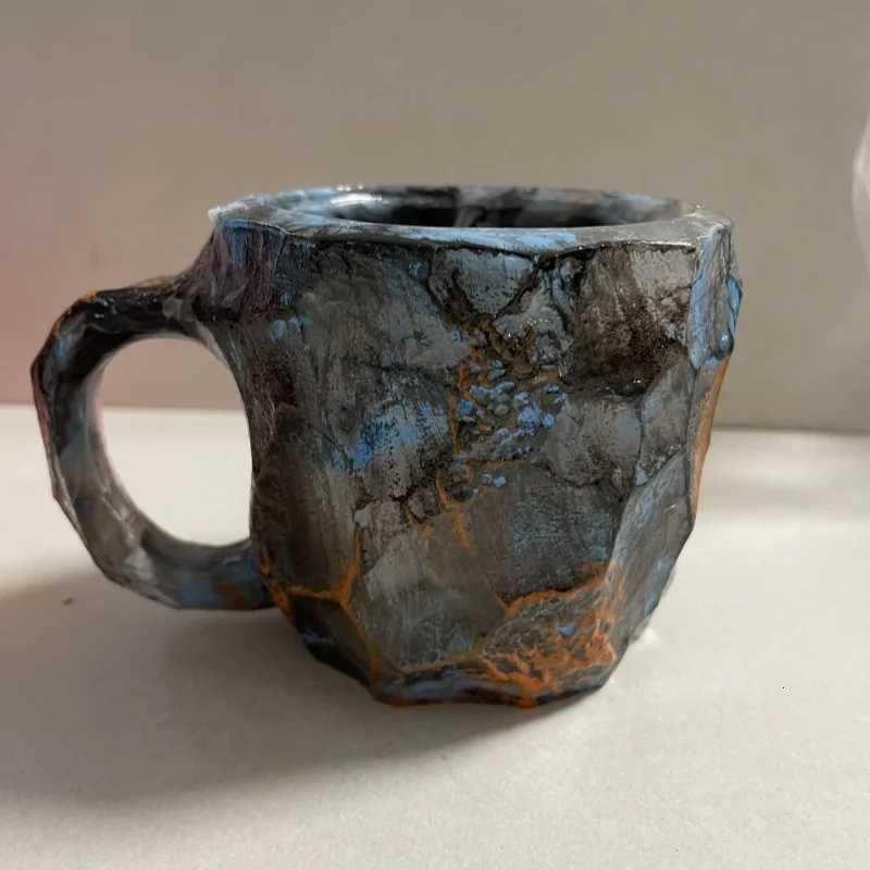 Imitation Mineral Crystal Coffee Mug Simulation Mineral Crystal Resin Coffee Cups Elegant Coffee Mug Novelty Cute Water Cup Gift C251127