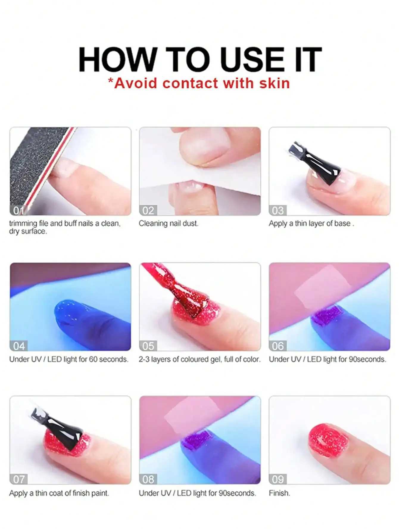 1pc 15ml Purple Broken Diamond Christmas Nails Autumn And Winter Gel Nail Polish Adhesive Burst Flash Maillard Broken DiamondT251127