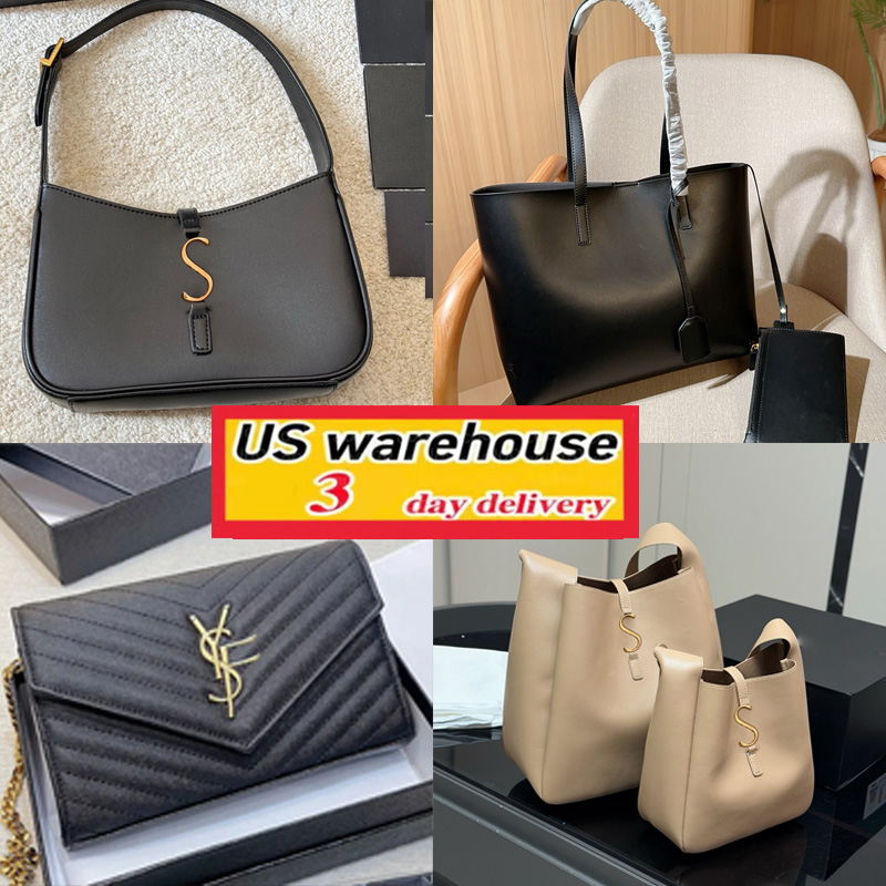 10A NEW YSLS LE57 envelope ICARINO ICARE Hobo bag Crocodile pattern embossed glossy designer bag Shoulder Bags Luxury Bag Handbag Classic Letter crossbody bag