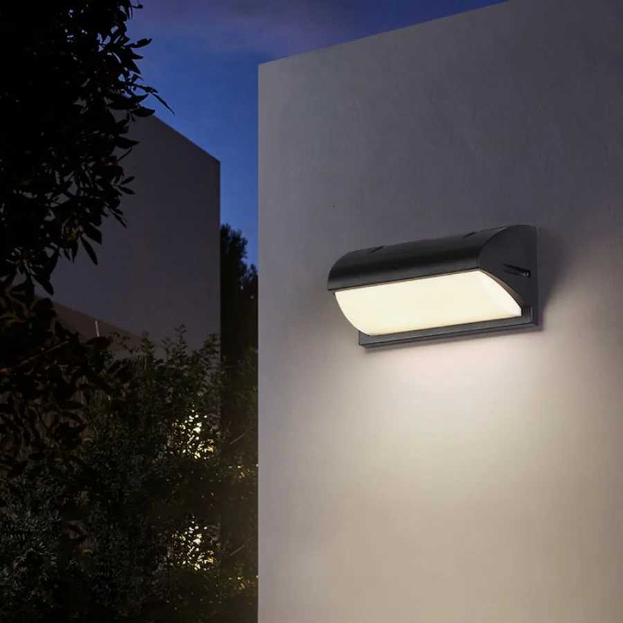 LED Outdoor Wall Lamp Waterproof IP65 PIR Motion Sensor Wall Lamp AC85-265V Indoor Home Porch Balcony Garden Decorative LightingM251127