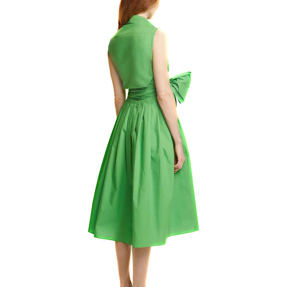 CHCH Summer Beach Party Sleeveless Single Breasted Lace Up Design Women's Long Dress
