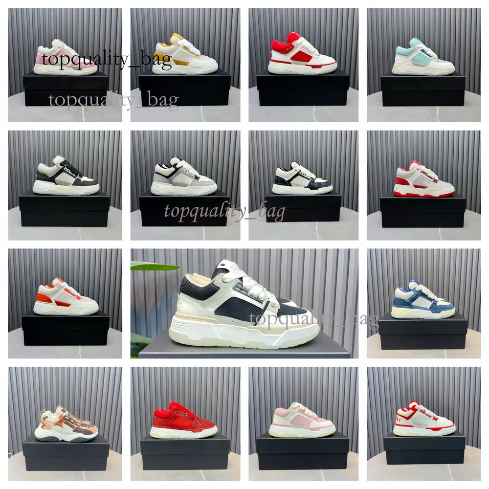 2025 10A Amirishoses Designer Hot Luxury Bone Men Women Shoes AM Best-Selling Couple's Brand Shoes Top-Quality Leather Mesh Various Color Styles Complete