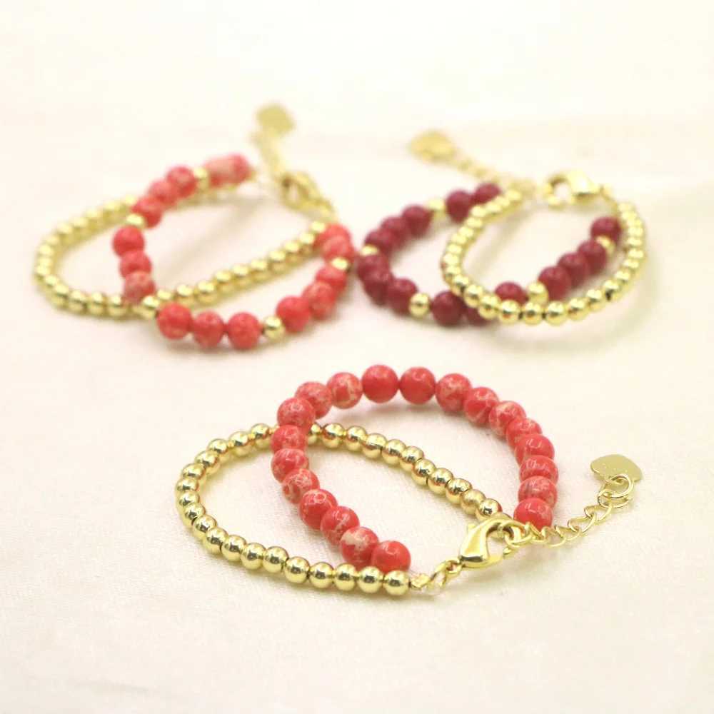 Lovely Fashion Natural Stone Bead Baby Girls Lobster Clasp Accessories Girls Yoga Christmas Wedding Gift Jewelry Charm C251105