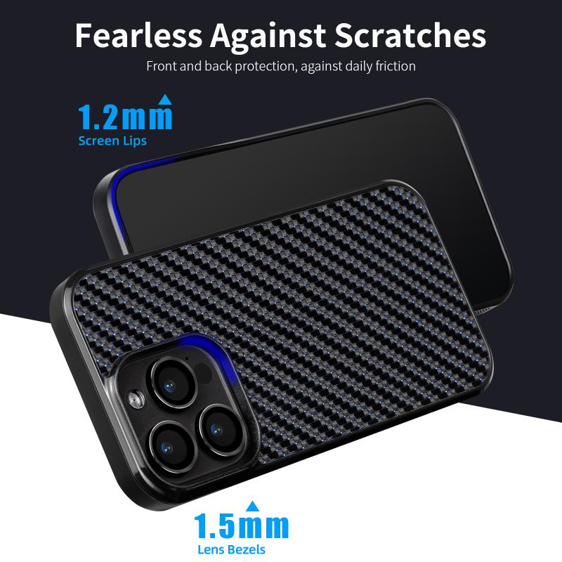 Carbon fiber twill case for iPhone16/15/14/13 pro Max