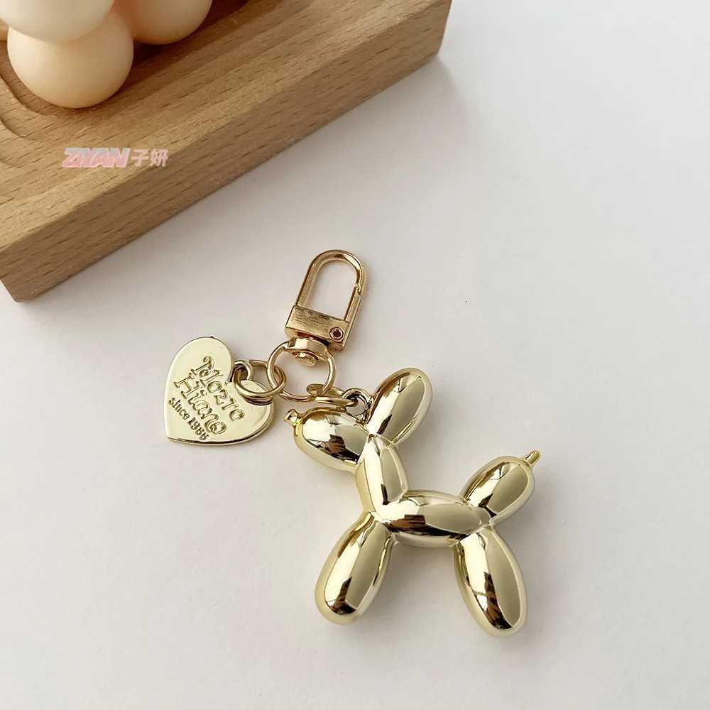 Cute Balloon Dog Bag Charm Handbag Pendant Keychain Womens Exquisite Internet-famous Bead Bag Accessories High-Grade PendantT251127