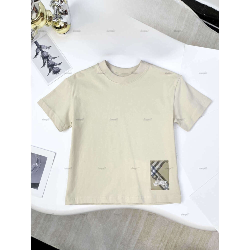 Top baby T-shirt child tshirt kids designer clothes Complete label boys girls Short Sleeve tees A230X07N055-a