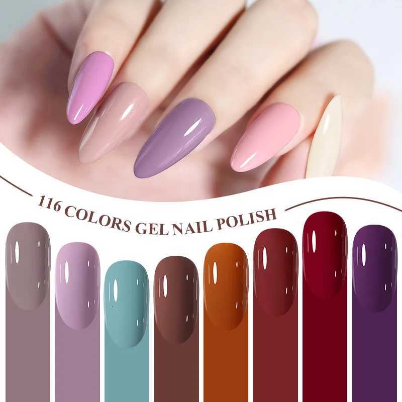Arte Clavo 15ml Hema Tpo Free Gel Nail Polish Autumn Red Brown 116 Colors Semi Permanent UV Gel Soak Off Nail Art Gel VarnishesT251127