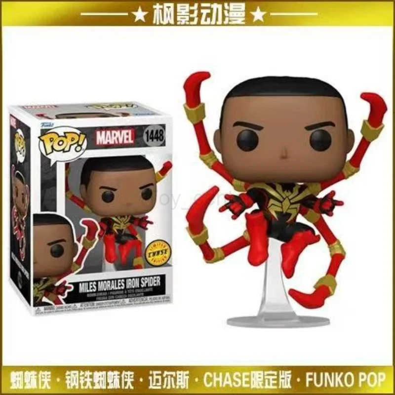 Disney Marvel Series Carnage Captain America Miles Morales Iron Spider Figure Doll Model Funko Pop Collectible Limited Edition Gift Toy H251127