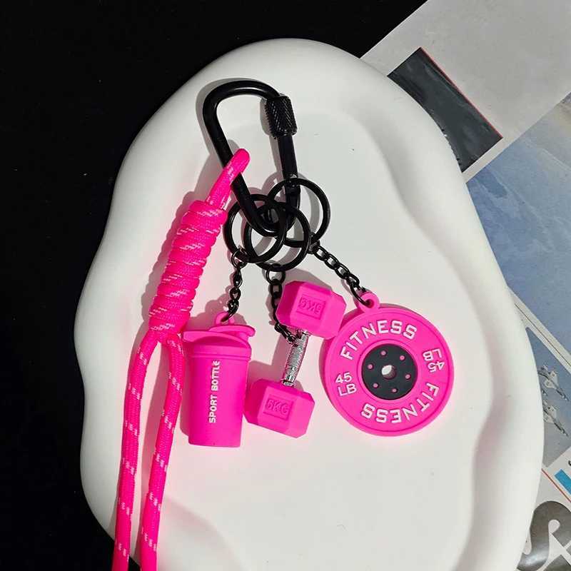 Fitness Keychain for Gym Lovers Premium Gift Sports Enthusiasts Accessories for Workout Bags Water Bottles D-shaped BuckleT251127