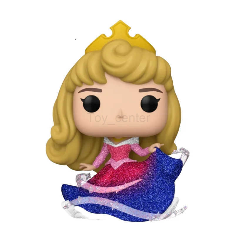 Disney Pop Princess Aurora Diamond 1591 Action Figure Funko Collectible Vinyl Figures Model Toys Q Version Statue Doll Gifts H251127