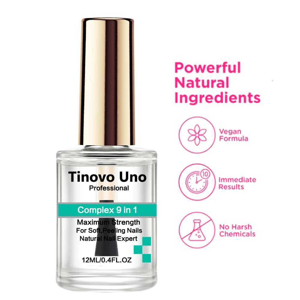 Tinovo Uno Natural Nail Growth Complex 9 IN 1 Nail Art Treatment Therapy for Repair Care Thin Brittle Nails Top Coat HardenerT251127