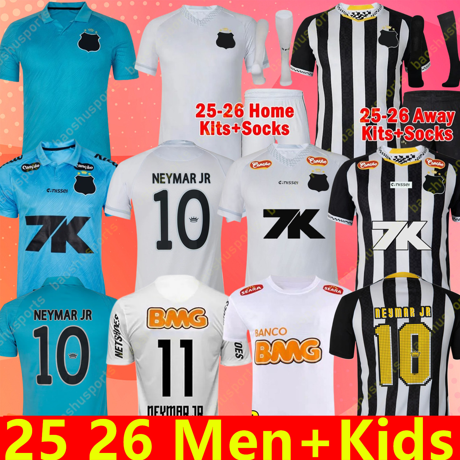 2011 2012 2013 2025 2026 Santos retro soccer jersey 12 13 25 26 NEYMAR JR PELE TIQUINHO GUILHERME PEDRINHO J.SCHMIDT vintage classic football Men kids shirts jersey