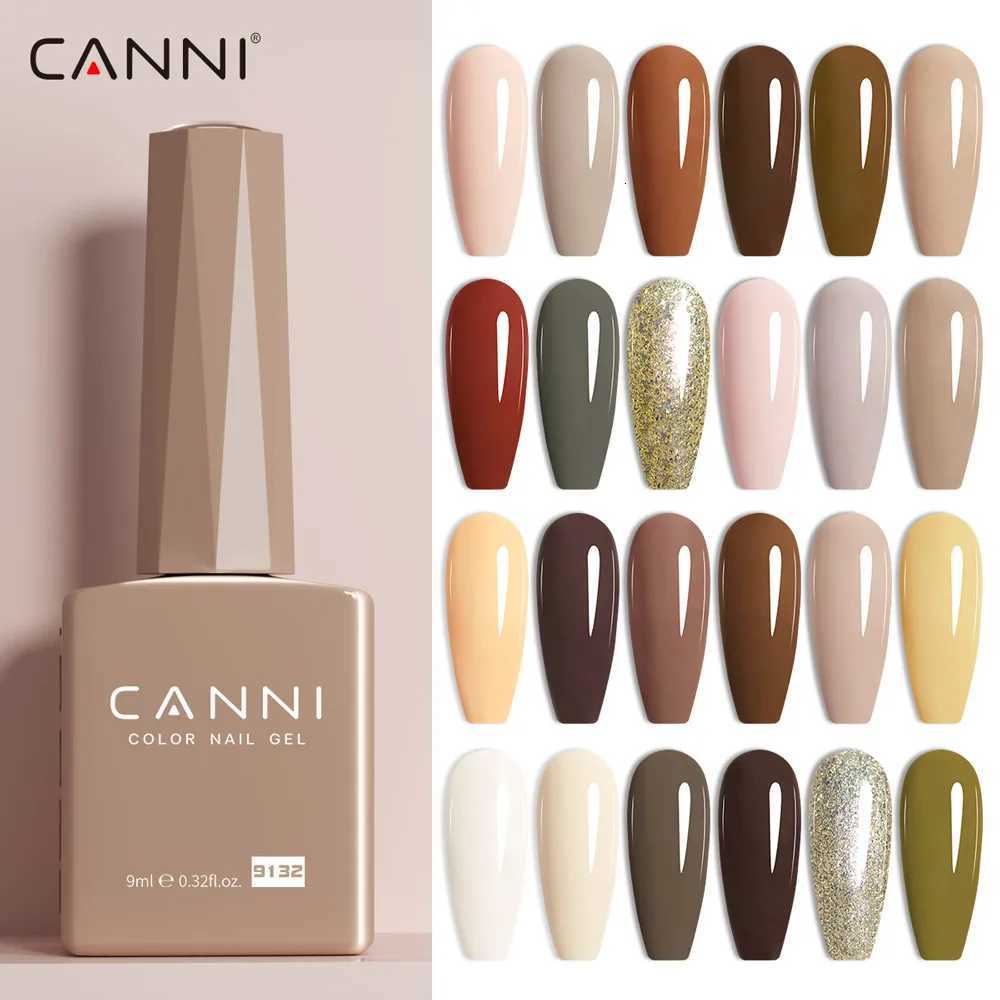 CANNI Gel Nail Polish TPO/HEMA FREE Gorgeous Christmas Red Color Winter Nails Full Coverage Soak Off UV LED Semi Permanent GelT251127