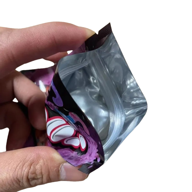 500mg 600mg Empty Trollii Opp Pouches Cookie Candy Potato chips Smellproof Ziplock Plastic Flat Bag Keep Fresh Aluminum Foil Storage Container Custom