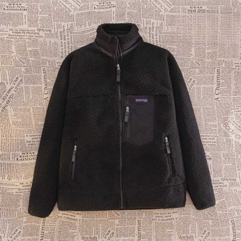 Outdoor Fleece Mens and Womens Thickened Fleece Double-sided Fleece Lamb Fleece Trendy JacketXJ251127