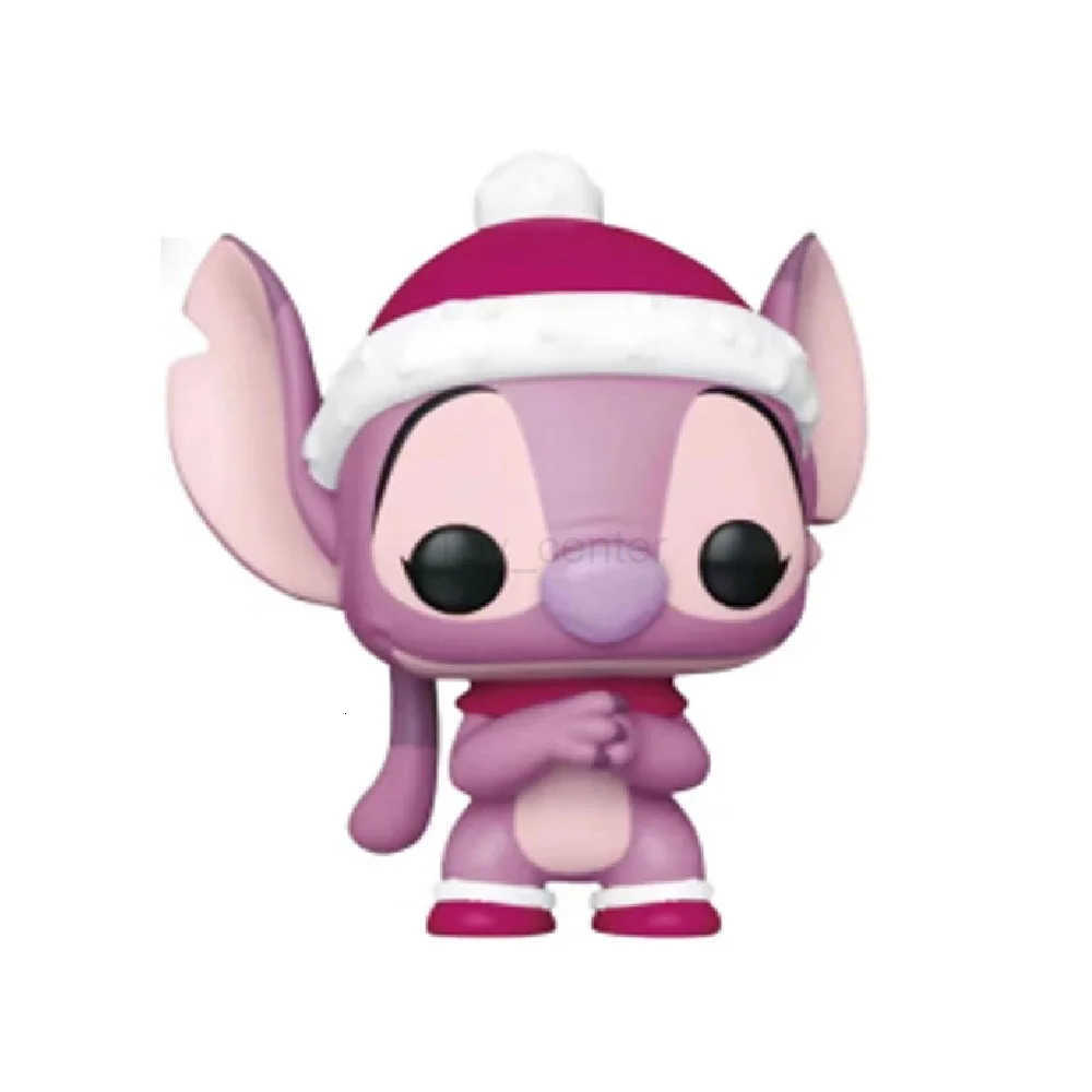 Disney Christmas gift Baby Stan with a Christmas hat A handmade vinyl PVC doll from Bandai A childrens gift H251127