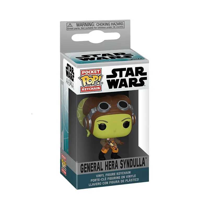 Disney FUNKO POP Star Wars Hera Syndulla AHSOKA BO-KATAN Leiya IG-11 Chubacca R2-D2 Darth Vader Stromtrooper Pocket Pop Keychain Toys H2511271