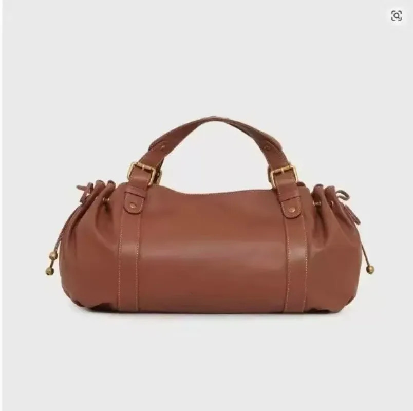 Womens Crossbody Simple Handbag Commuter Shoulder Boston Stylish Versatile Work Soft Polyester Interior Tote Bag R251127 - view 6