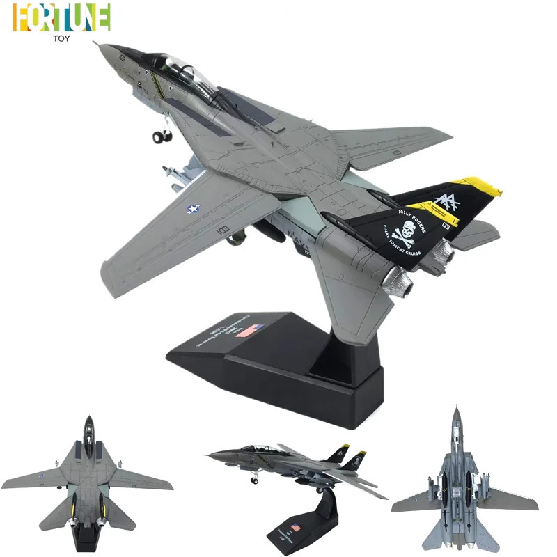 Nsmodel F-14 Tomcat Fighter Jet 1100 Scale Collectible Alloy Airplane Model Fully Assemble Wing Moving Non-Radio Controlled Toy 251111