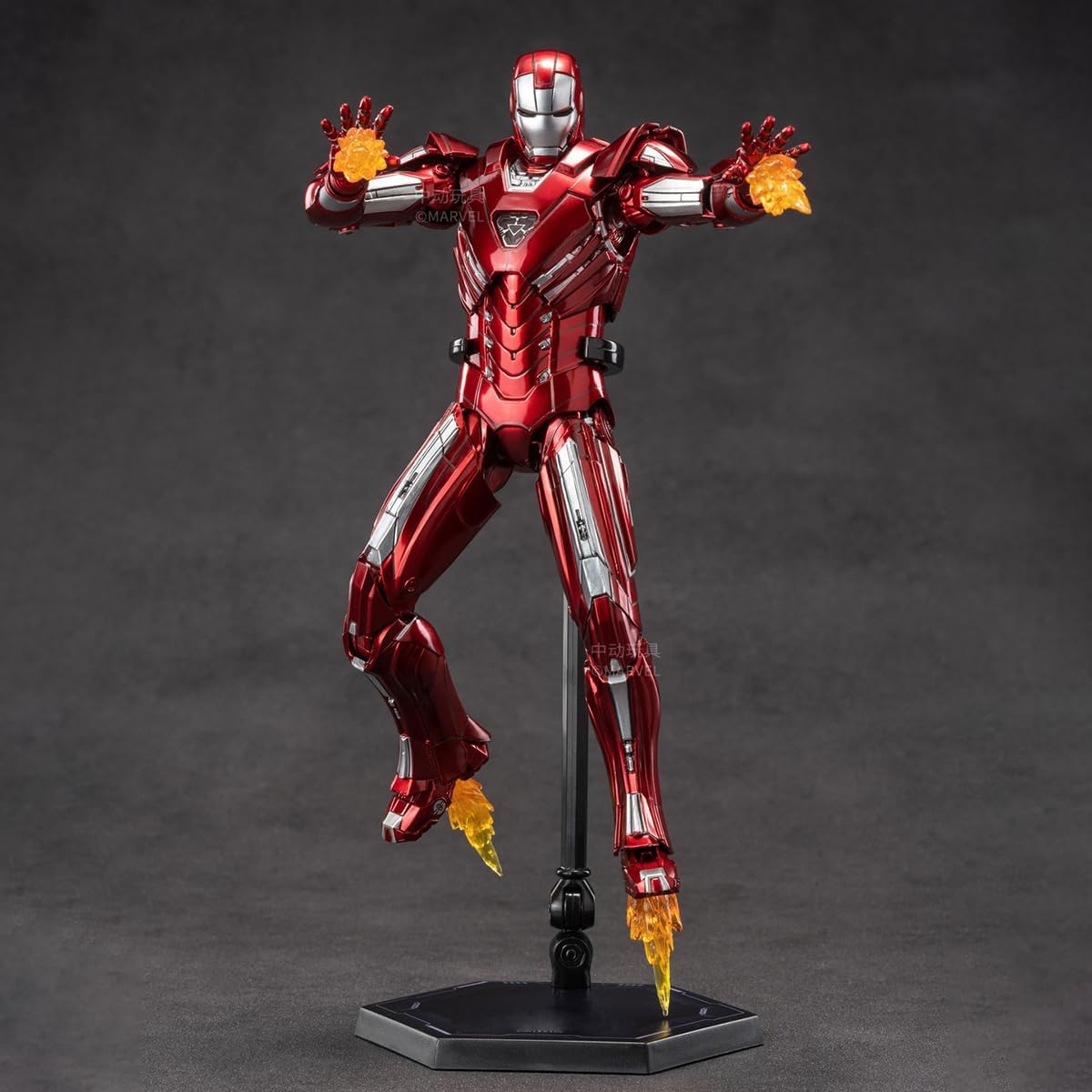 Authentic authorization Marvel ZD Toys Iron Man MK33 Model 7inches Action Figures Tony Stark Iron Man 1/10 Avengers Genuinely Collect Model Ornaments 
