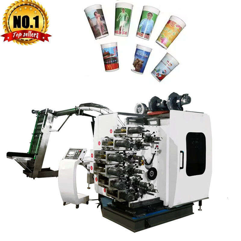 High Speed 300-400pcs/min Curved Cup Printer Small Plastic Cup Making Plastic Cup Making Machine