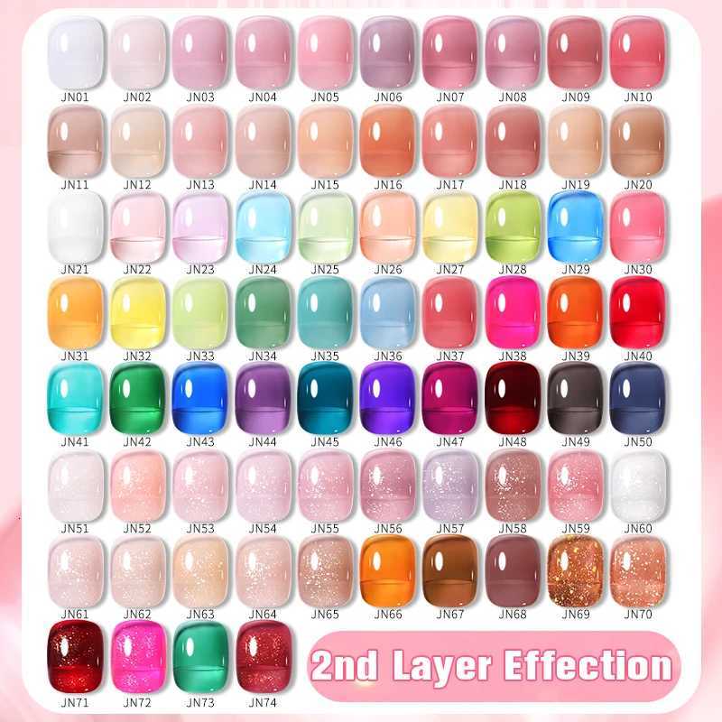 BORN PRETTY Black Jelly Gel Nail Polish 10ml Crystal Translucent Nail Art Vernis Semi Permanent Soak Off UV LED Gel DIY At HomeT251127