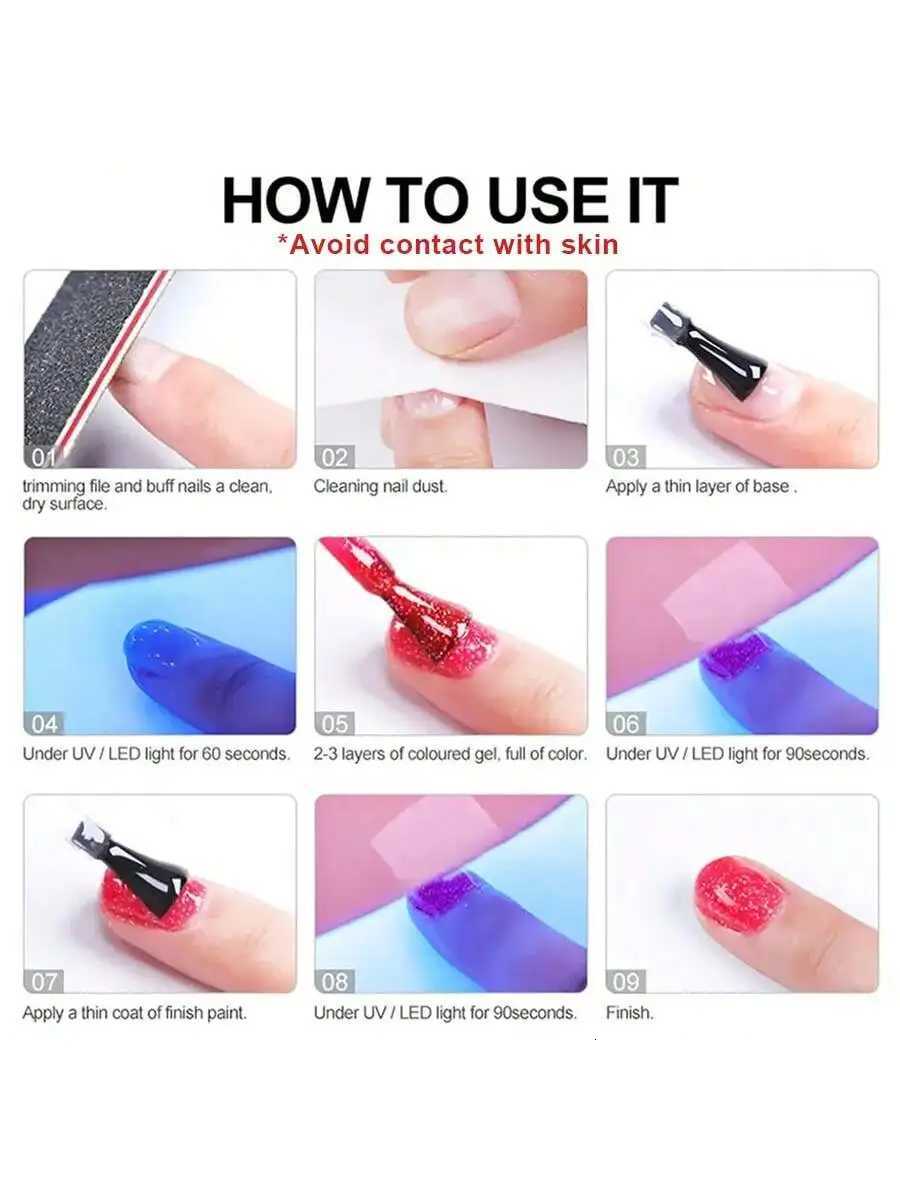 15ml Maillard Gel Nail Polish in autumn shiny semi-permanent suit 6 colors to choose from UV varnish manicure nail designT251127