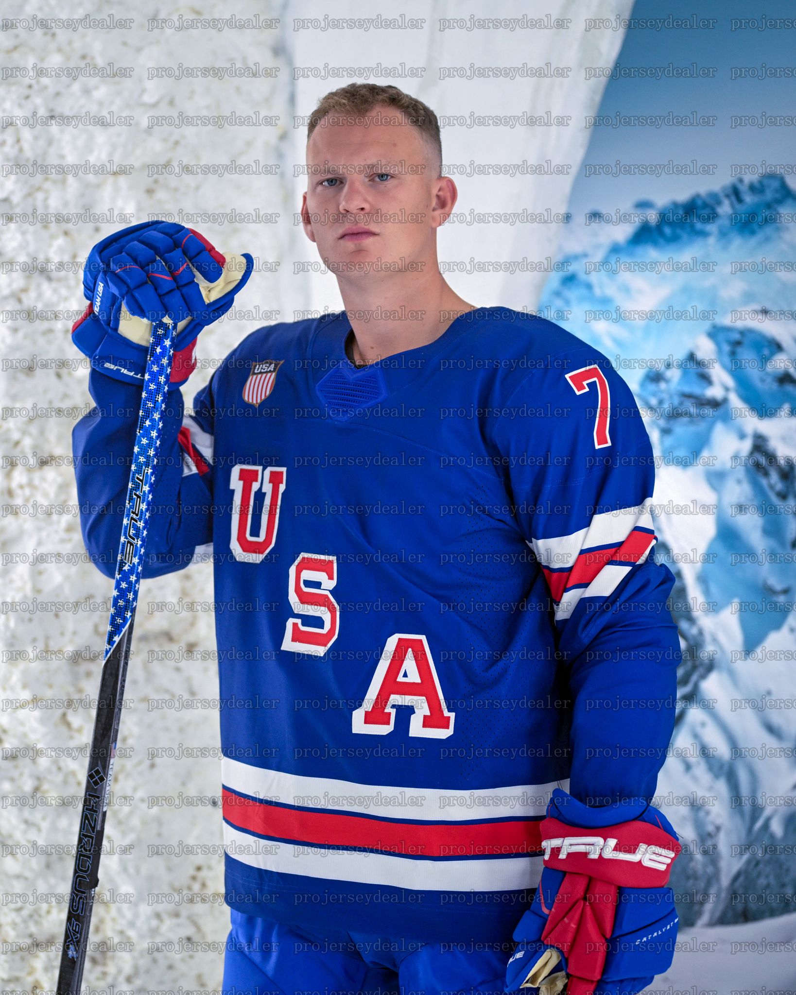 Team USA 2026 Winter Olympices Hockey Jersey J.T. Miller Matthew Tkachuk Jason Robertson Larkins Tage Thompson Cole Caufield Jack Eichel Clayton Keller Custom