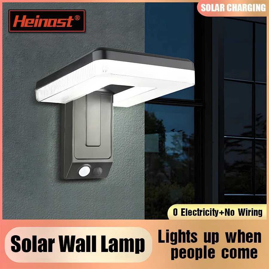 Solar Light 120 Foldable LED Outdoor Wall Lamp With Motion Sensor Remote Control 3 Modes Street Light Garden Decoration LampM251127