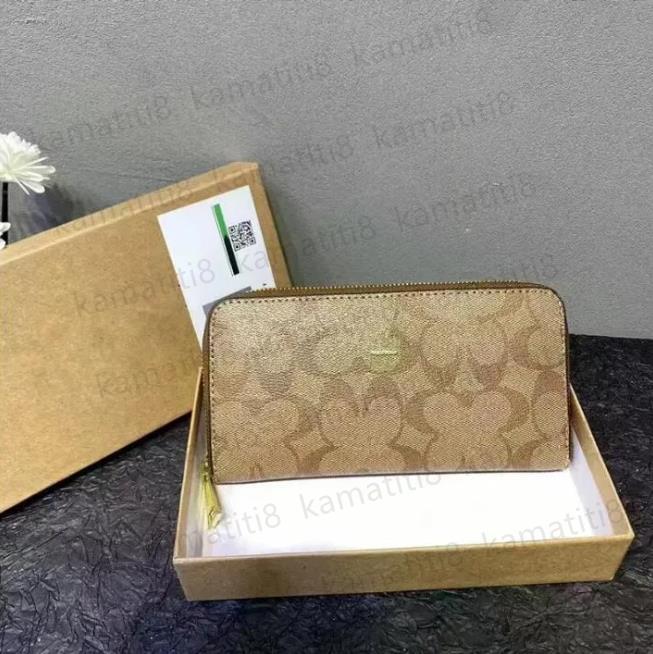 Designer Wallet Women's Long Style New Women's Zipper Handbag Multi Card Slot Large Capacity Printed Bag