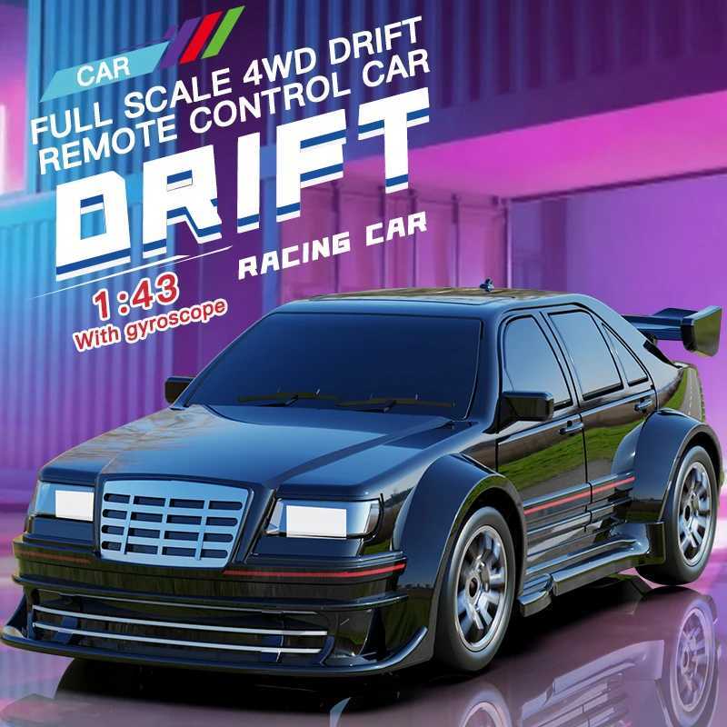 New 2025 KF30 1/43 Mini RC Drift Car with GyroBoys Adults Desktop Remote Control Toy 4WD Racing Vehicle Gift Y251127