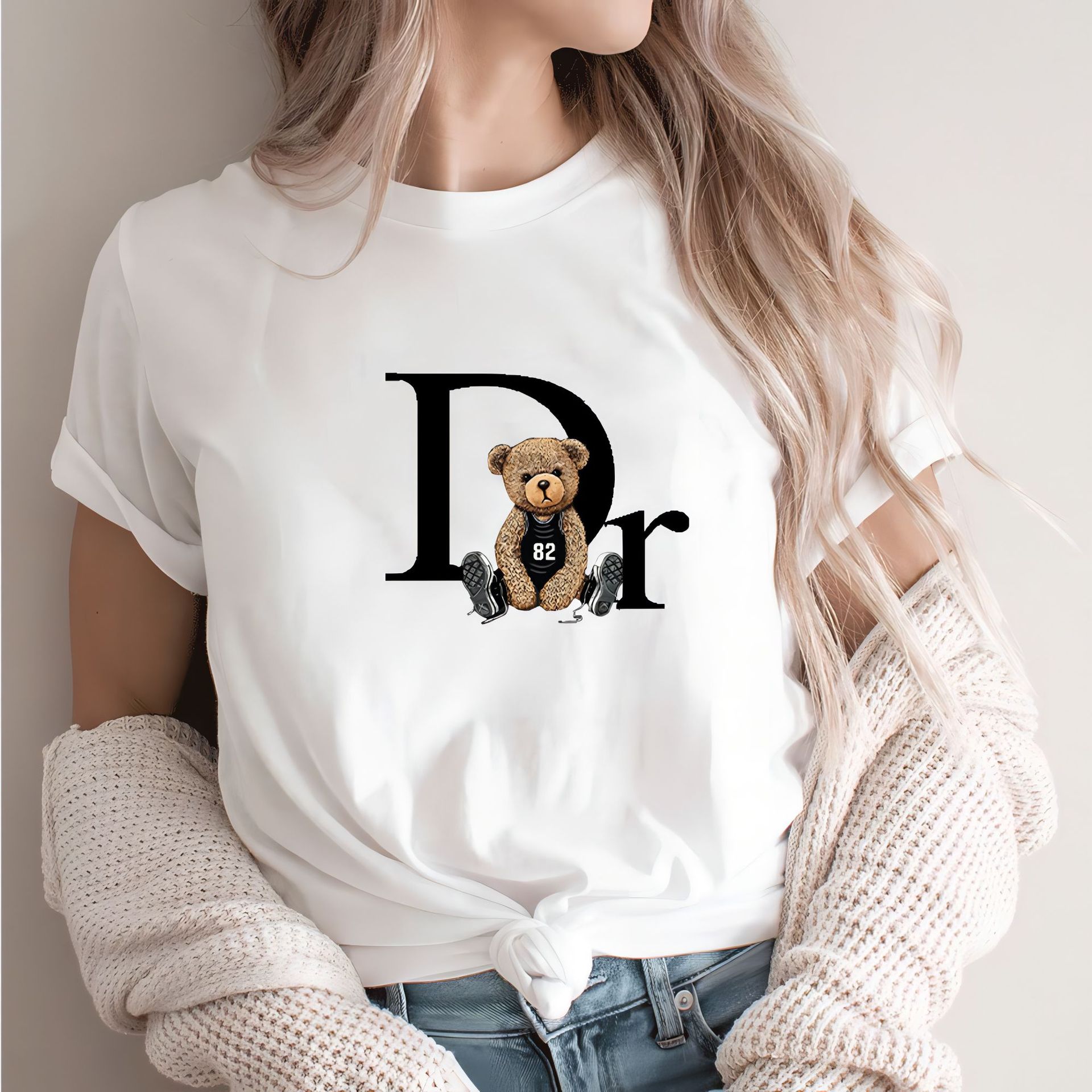 Free shipping designer Men's T-Shirts summer new Printed men's short sleeved T-shirt Pink black grey white