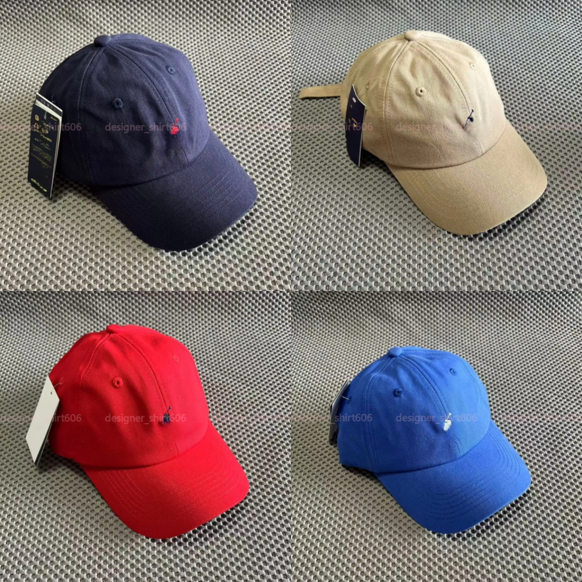 Desingers Polo Caps Ball Baseball Cap Woman Raph Caps Embroidery Sun Hats Fashion Leisure Embroidered Washed Sunshade LaurensCasquette Bucket Hat
